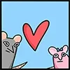 Стикер 20 🐀🤪😠😐❤️🤨😣🧀😍
