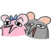 Стикер 34 🐀🤪😠😐❤️🤨😣🧀😍