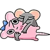 Стикер 16 🐀🤪😠😐❤️🤨😣🧀😍