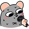 Стикер 44 🐀🤪😠😐❤️🤨😣🧀😍
