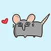 Стикер 43 🐀🤪😠😐❤️🤨😣🧀😍