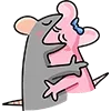 Стикер 25 🐀🤪😠😐❤️🤨😣🧀😍