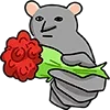 Стикер 17 🐀🤪😠😐❤️🤨😣🧀😍