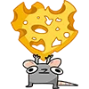 Стикер 9 🐀🤪😠😐❤️🤨😣🧀😍