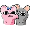 Стикер 13 🐀🤪😠😐❤️🤨😣🧀😍