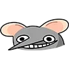 Стикер 2 🐀🤪😠😐❤️🤨😣🧀😍