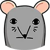 Стикер 33 🐀🤪😠😐❤️🤨😣🧀😍
