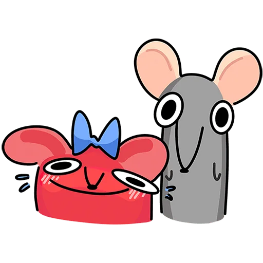 😊 Стикер «Крис и Кристина без надписей» для Telegram