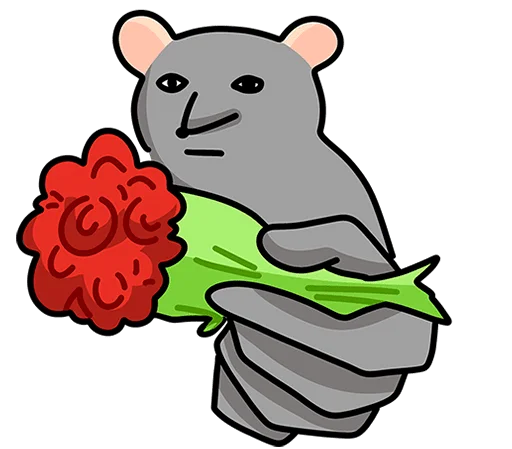 💐 Стикер «Крис и Кристина без надписей» для Telegram