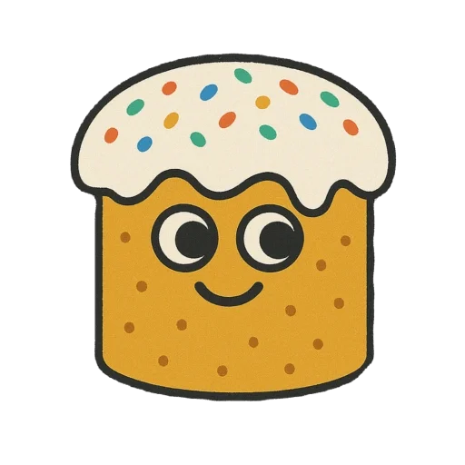 🫥 Стикер «Kulichi AI» для Telegram