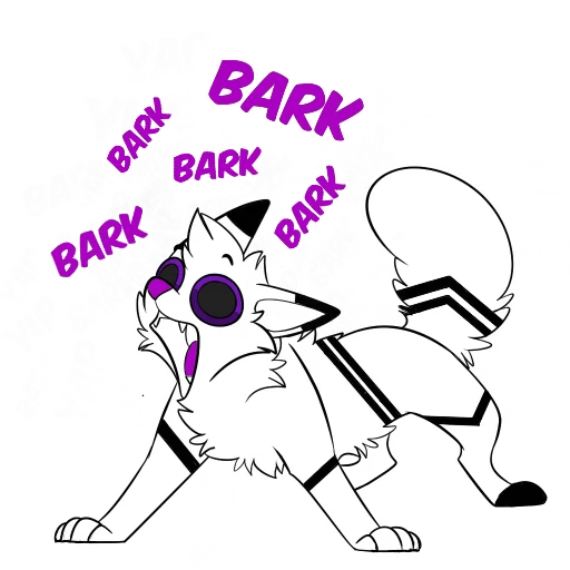 🐶 Стикер «Kuro» для Telegram