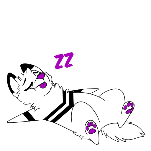 💤 Стикер «Kuro» для Telegram