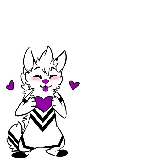 💜 Стикер «Kuro» для Telegram