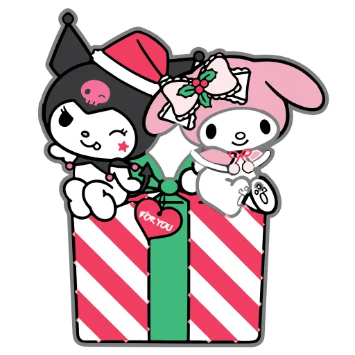 Стикер 40 Kuromi Xmas ×