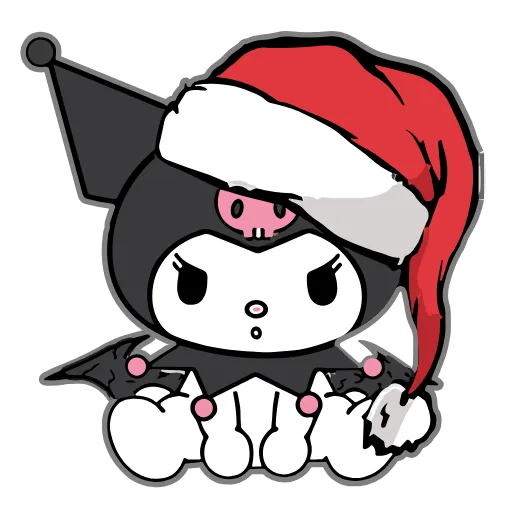 Стикер 10 Kuromi Xmas ×