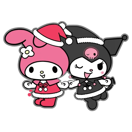 Стикер 37 Kuromi Xmas ×