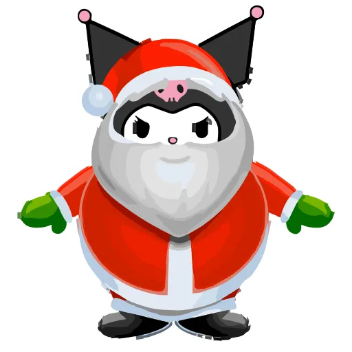 Стикер 25 Kuromi Xmas ×