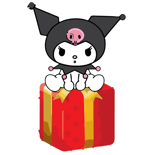 Стикер 4 Kuromi Xmas ×
