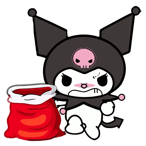 Стикер 14 Kuromi Xmas ×