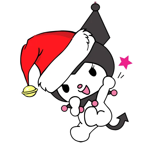 Стикер 34 Kuromi Xmas ×