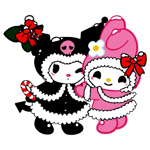 Стикер 42 Kuromi Xmas ×