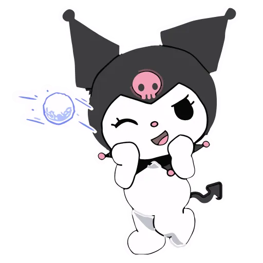 Стикер 21 Kuromi Xmas ×