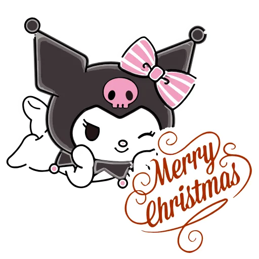 Стикер 13 Kuromi Xmas ×
