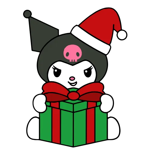 Стикер 2 Kuromi Xmas ×