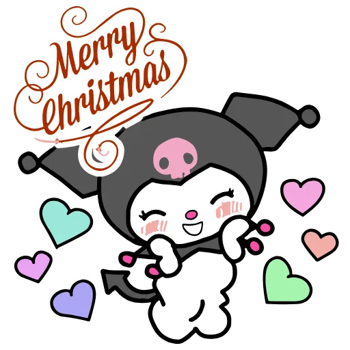 Стикер 12 Kuromi Xmas ×
