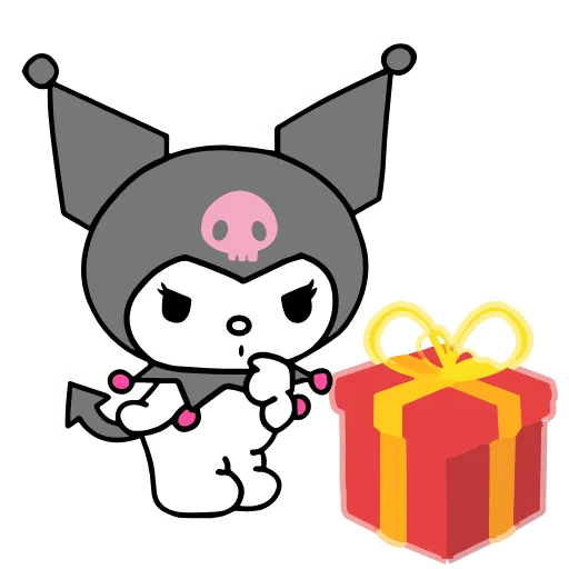 Стикер 23 Kuromi Xmas ×