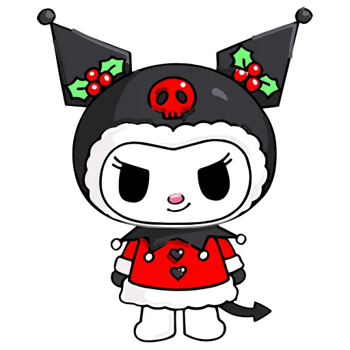 Стикер 30 Kuromi Xmas ×
