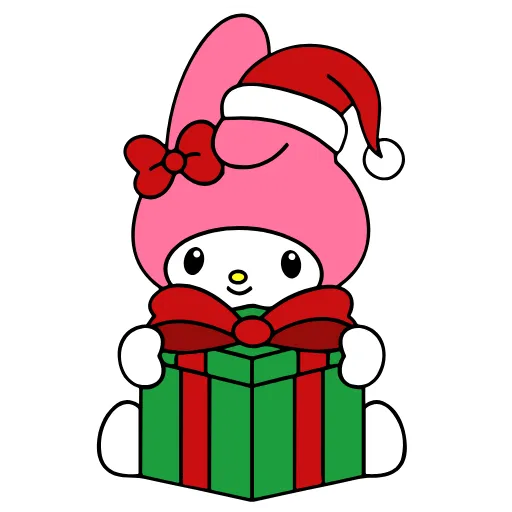 Стикер 44 Kuromi Xmas ×