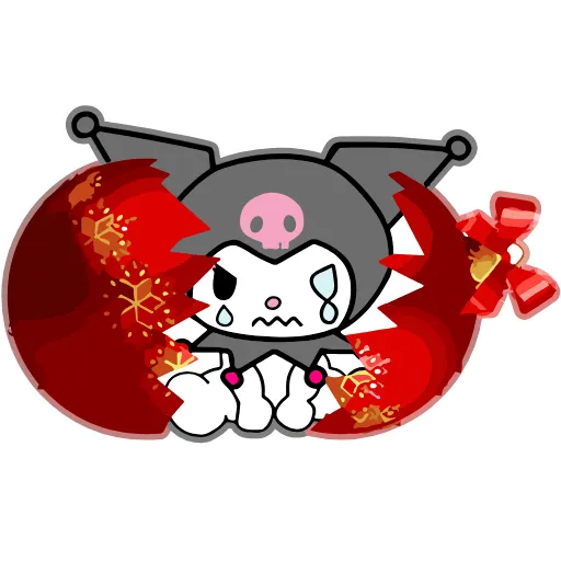 Стикер 20 Kuromi Xmas ×