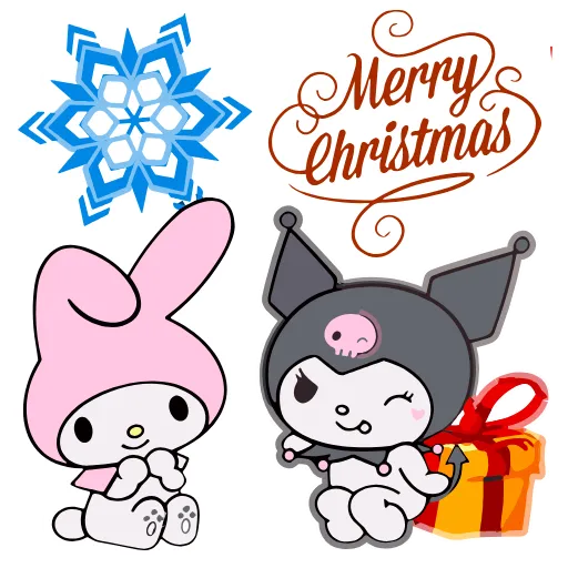 Стикер 35 Kuromi Xmas ×