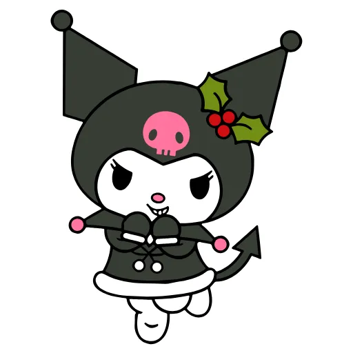 Стикер 33 Kuromi Xmas ×