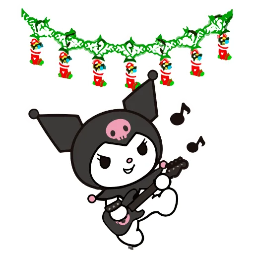 Стикер 19 Kuromi Xmas ×
