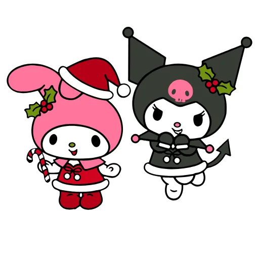 Стикер 41 Kuromi Xmas ×