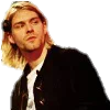 Стикер 21 Kurt Cobain Png