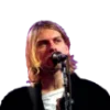 Стикер 33 Kurt Cobain Png