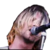Стикер 46 Kurt Cobain Png
