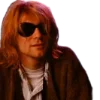 Стикер 55 Kurt Cobain Png