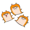 Стикер 55 Hamsters