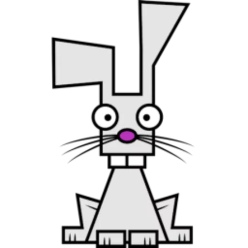 Стикер 12 Квадротные Square animals