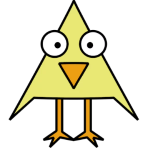 Стикер 13 Квадротные Square animals
