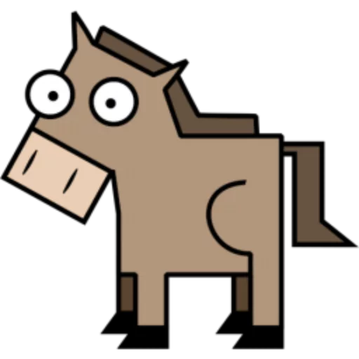 Стикер 20 Квадротные Square animals