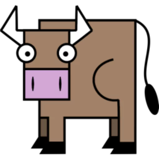 Стикер 36 Квадротные Square animals