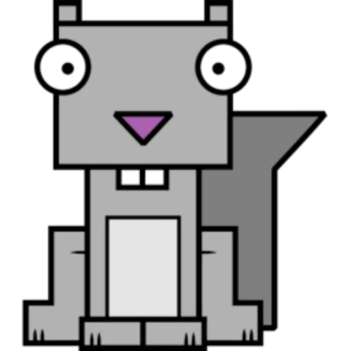 Стикер 37 Квадротные Square animals