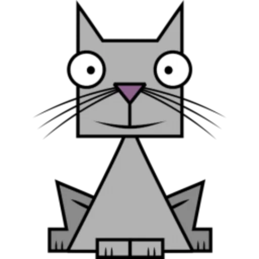 Стикер 39 Квадротные Square animals