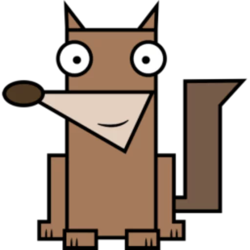 Стикер 42 Квадротные Square animals