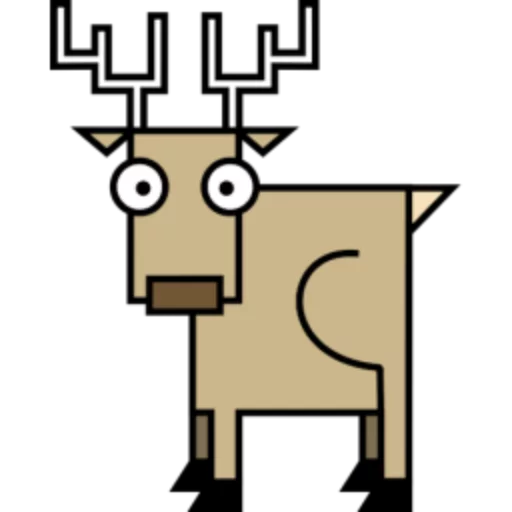 Стикер 44 Квадротные Square animals